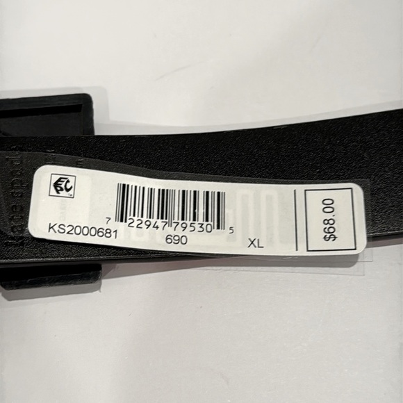 Kate Spade Black Pink Reversible Leather Belt (size XL) - Picture 6 of 7